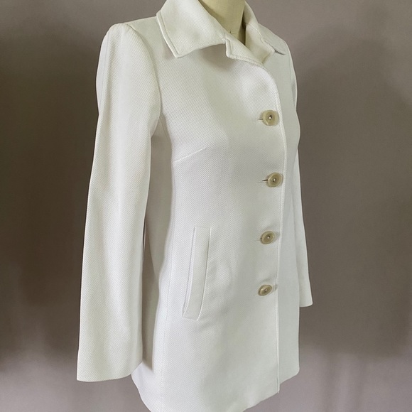 Banana Republic white buttonup jacket size XS. - Picture 1 of 10
